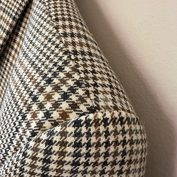 Zara tan double breasted blazer for women - Picture 3 of 9